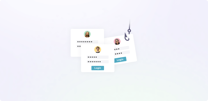 Illustration of the login form