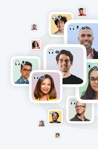 Illustration of the online meeting