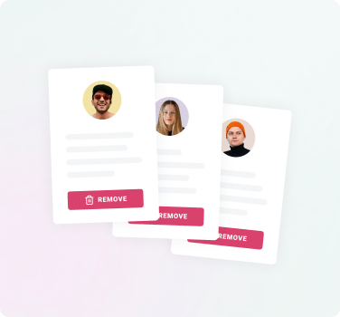 Illustration of users' profile