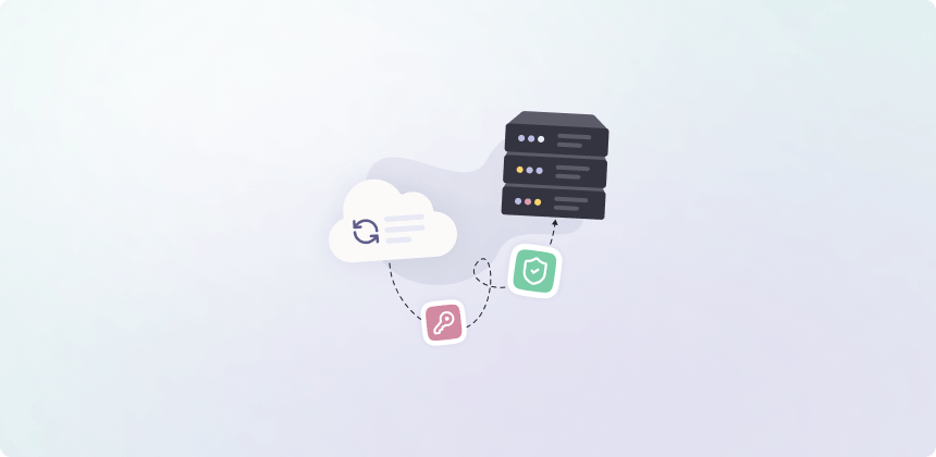 Illustration of the cloud-to-server switching
