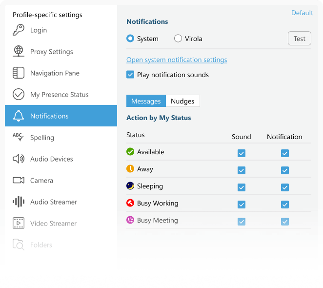 How to customize new message alerts