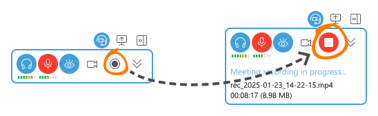 How to record meeting