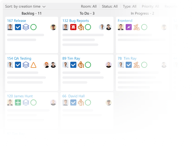 Illustration of a task board