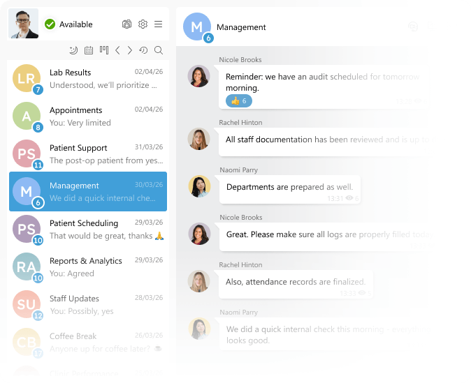 Illustration of secure messenger