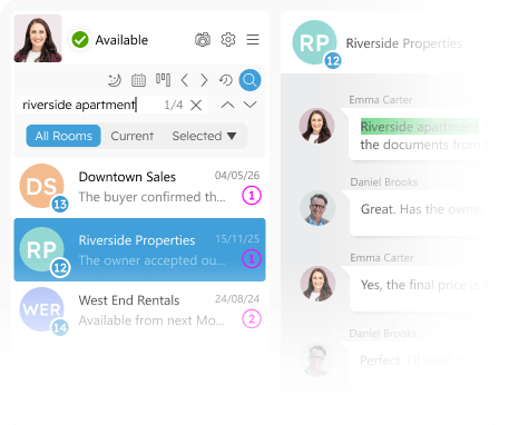 Illustration of Search feature