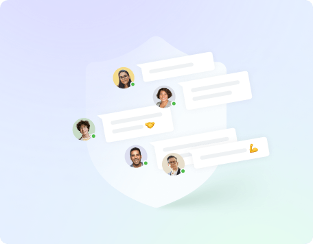 Illustration of private communication environment