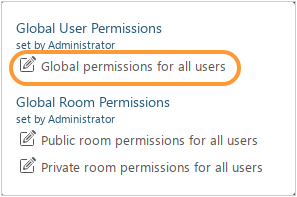 Global permissions for all users
