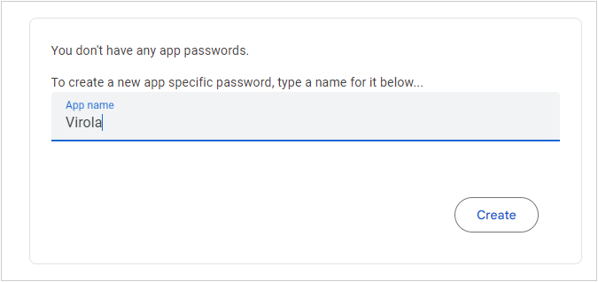 App password