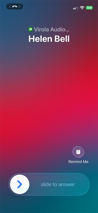 Native audio call push notification Native audio call push notification